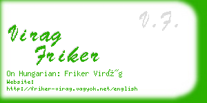 virag friker business card